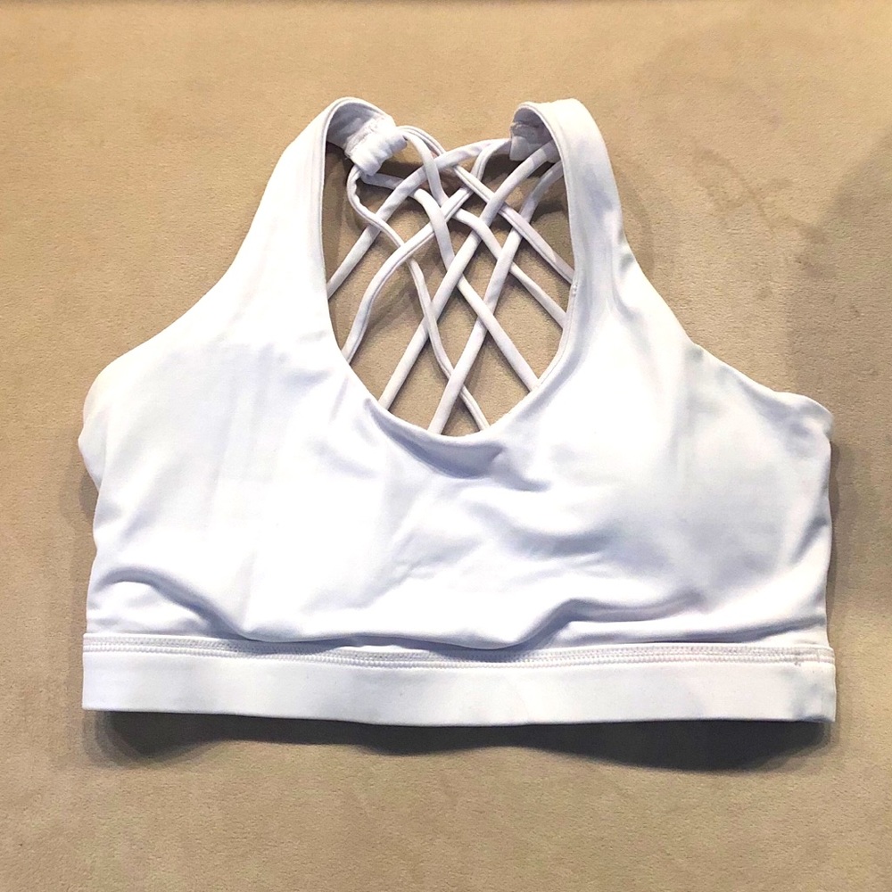 CVG White Sports Bra EUC Small